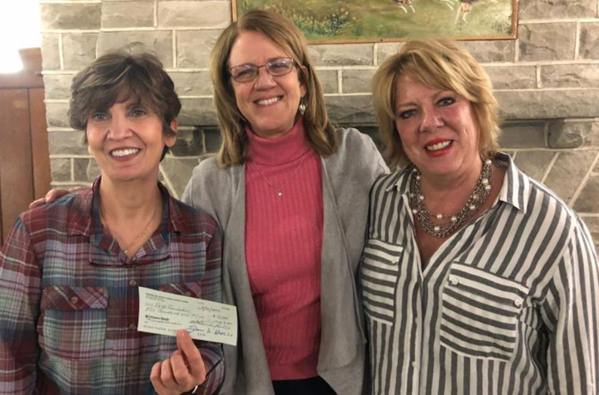 From left: Bernadette Finke, Co-Chair of the Council of Friends, South Park; Barbara Brewton, ACPF Development and Project Manager; and Sharon Adams, Co-Chair of the Council of Friends, South Park.