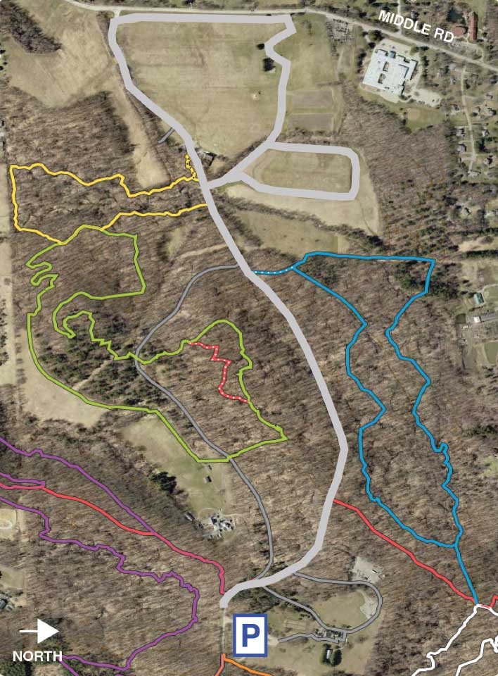 Hartwood Acres Paved Trail map