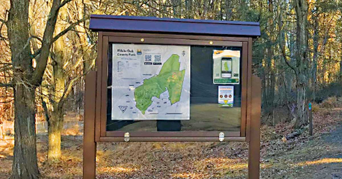 White Oak Park Green Trail bulletin