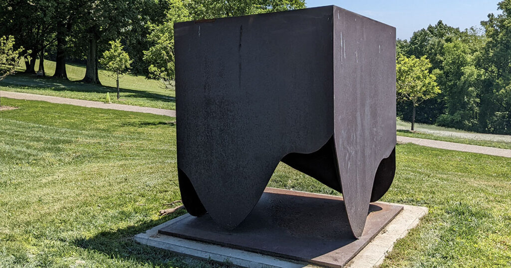large metal sculpture