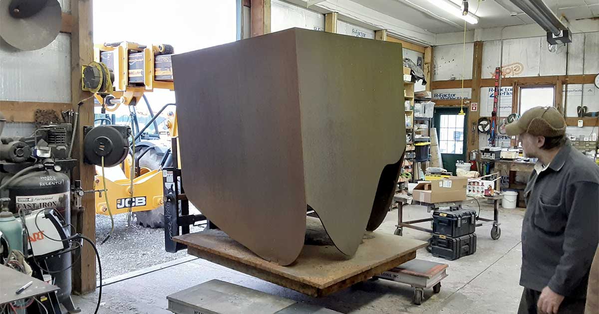 sculpture in workshop